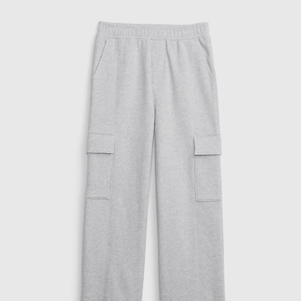❤️ NEW! GAP Vintage Soft Cargo Sweatpants Joggers w/Drawstring at Ankles - Picture 3 of 8
